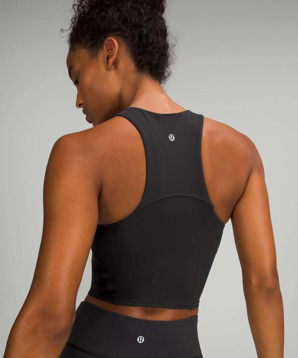 Lululemon Invigorate Training Tank Top Everlux Size 12 Black